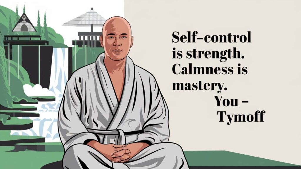 Self-Control is Strength. Calmness is Mastery. You - Tymoff